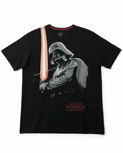 M&S Star Wars Darth Vader Graphic Black T-Shirt