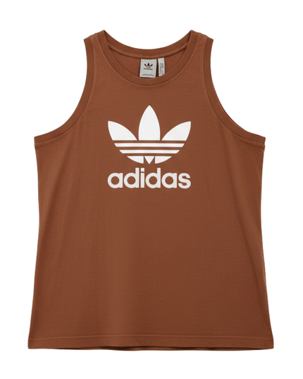 Adidas Originals Trefoil Logo in Terracotta Tank Top