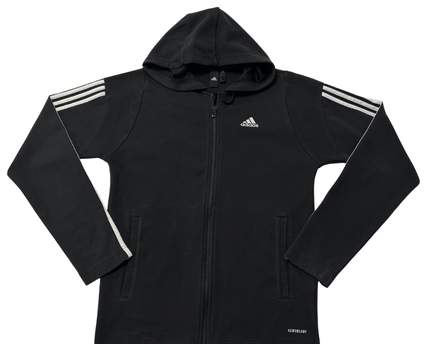 Adidas Black Full-Zip Primegreen Training Hoodie