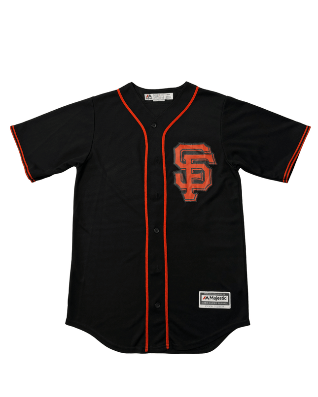 Majestic Black San Francisco Giants Buster Posey #28 Baseball Jersey