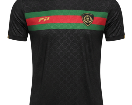 Força Portugal Black Performance Training Jersey