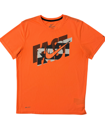 Nike Dri-FIT FAST Neon Orange Running T-Shirt