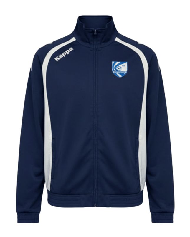 Kappa US Colomiers Football Club Navy/White Full-Zip Track Jacket