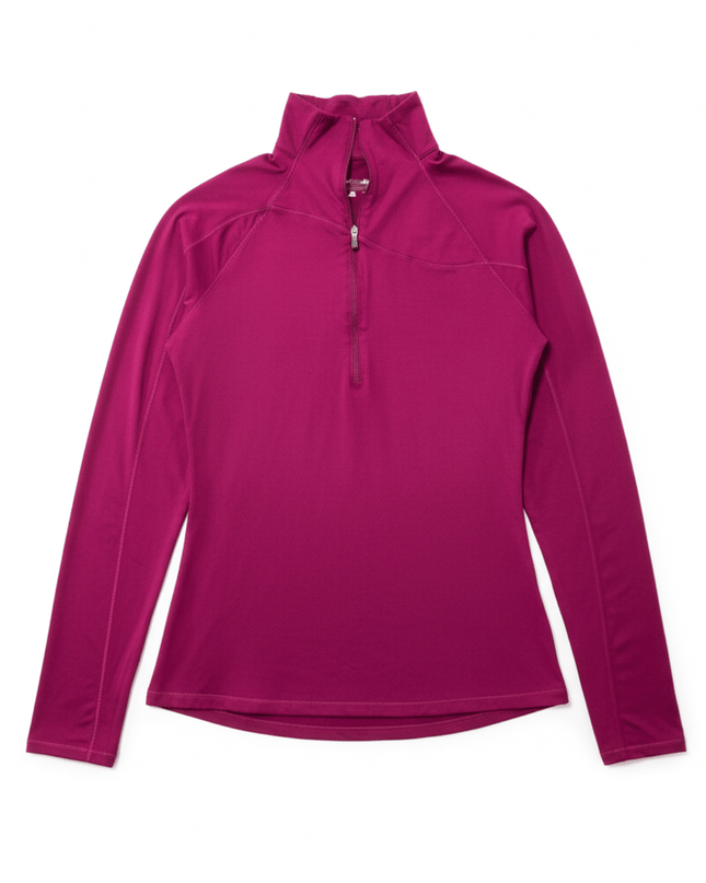 Columbia Active Fit Fuchsia Half-Zip Performance Pullover