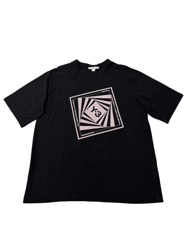 Y-3 Adidas Yohji Yamamoto FW21 Black 'This Is Not The End' Graphic T-Shirt
