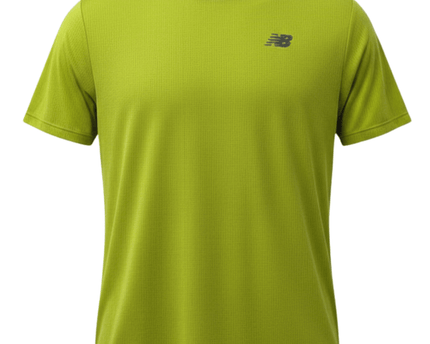 New Balance Sportswear Fit Lime Green Running T-Shirt