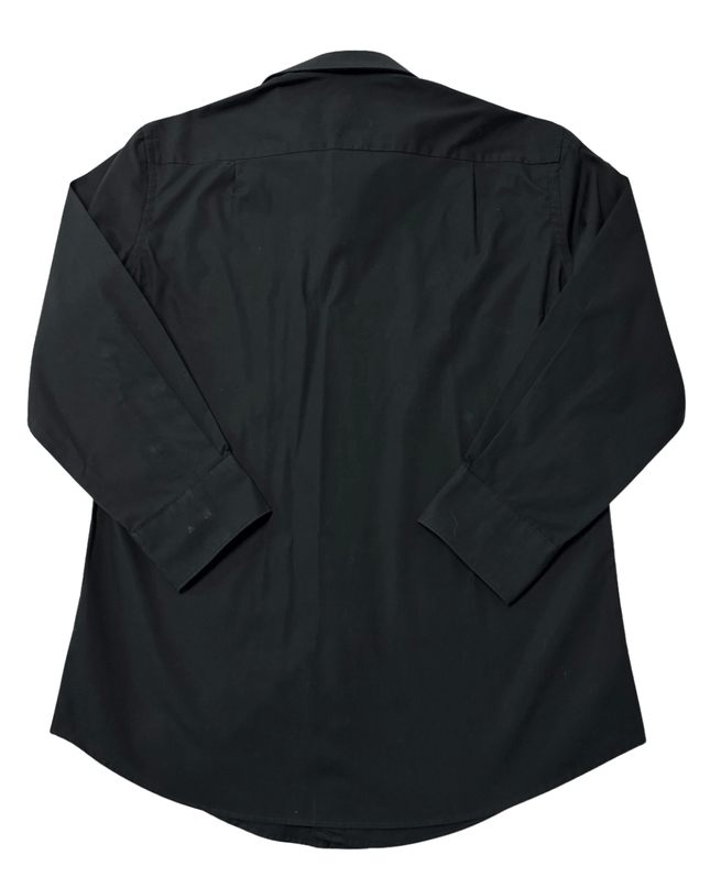 Cambridge Luxer Black Regular Fit Long Sleeve Dress Shirt