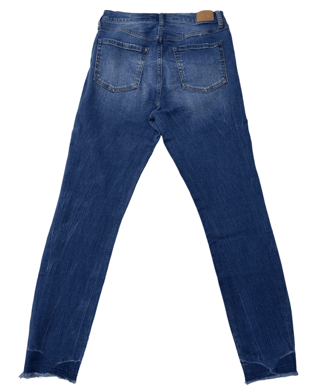 Aeropostale High-Rise Distressed with Raw Hem Skinny Jeans