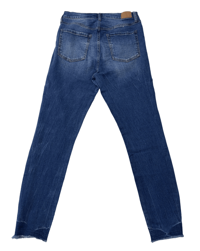 Aeropostale High-Rise Distressed with Raw Hem Skinny Jeans