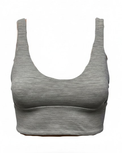 Lululemon Align Light Support Heathered Grey Sports Top