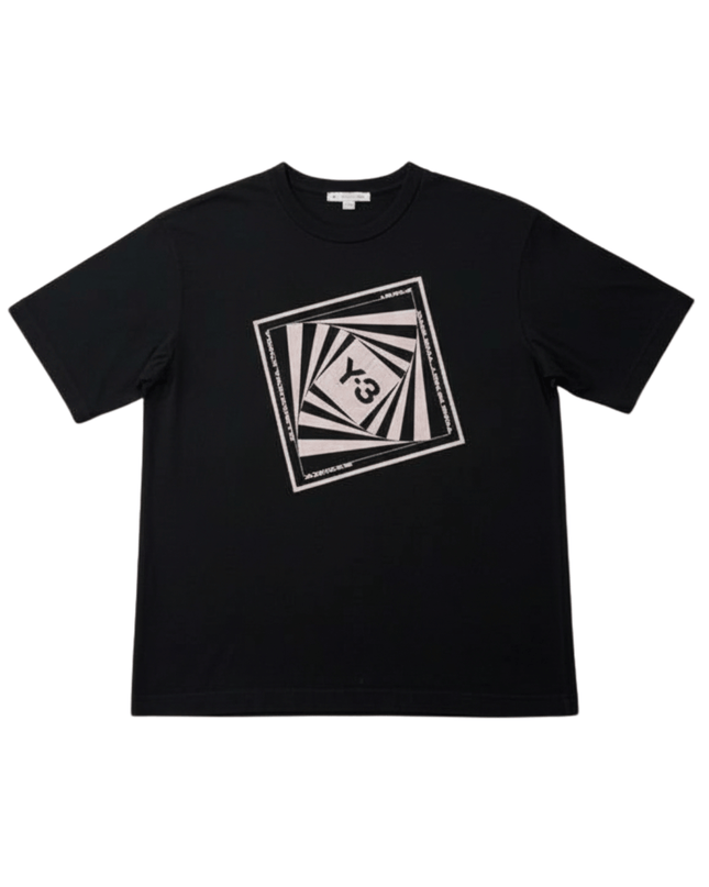 Y-3 Adidas Yohji Yamamoto FW21 Black 'This Is Not The End' Graphic T-Shirt