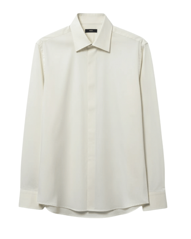 Hugo Boss Ivory Cream Formal Slim Fit Shirt