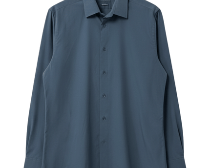 Scotch & Soda Modern Fit Dress Shirt Navy Blue Shirt