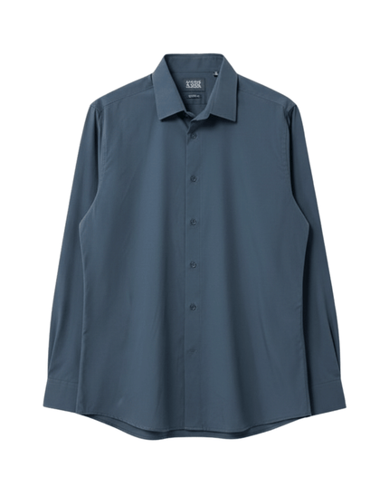Scotch & Soda Modern Fit Dress Shirt Navy Blue Shirt