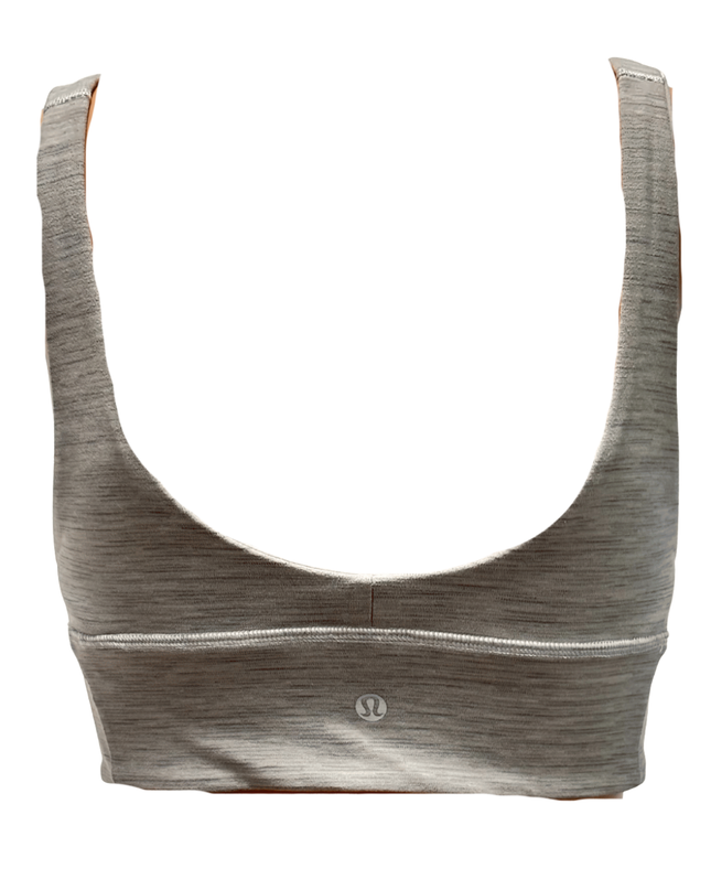 Lululemon Align Light Support Heathered Grey Sports Top