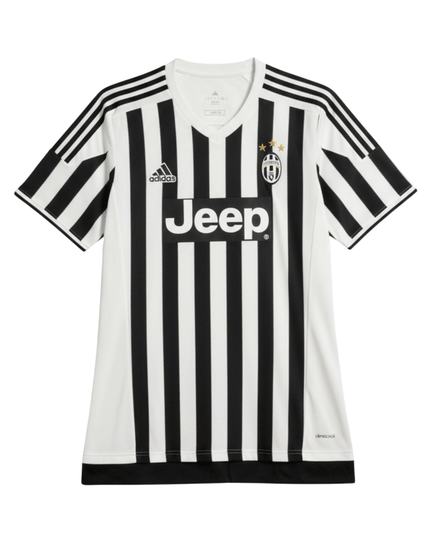 Adidas Juventus 2015/16 Home White/Black Football Jersey