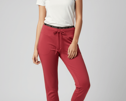 Juicy Couture Sport Dusty Rose Logo Waistband Lounge Joggers