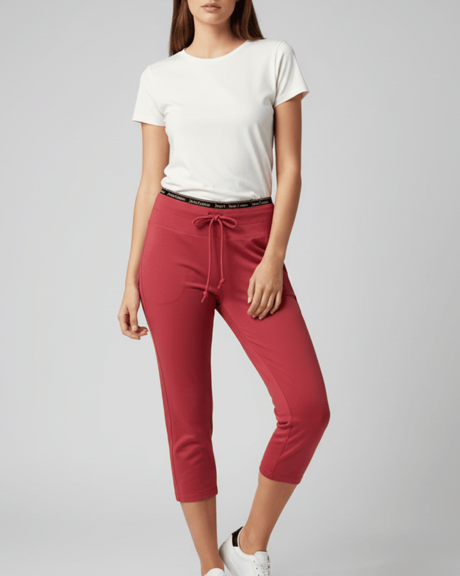 Juicy Couture Sport Dusty Rose Logo Waistband Lounge Joggers