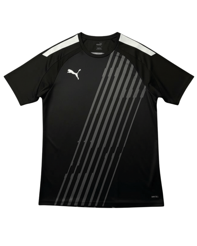 Puma DryCELL Performance Training Black with Grey Graphic Stripes T-Shirt