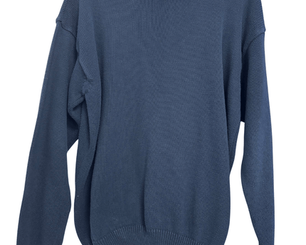 Lacoste Navy Blue Cotton Crewneck Sweater