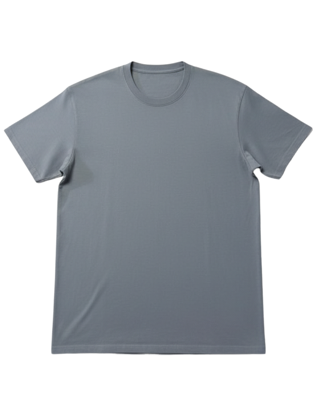 Urban Classics Solid Slate Grey Cotton T-Shirt