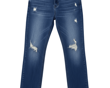 Aeropostale High-Rise Distressed with Raw Hem Skinny Jeans