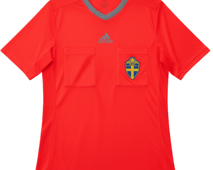 Adidas Sweden National Football Team 2022 Referee Red Jersey