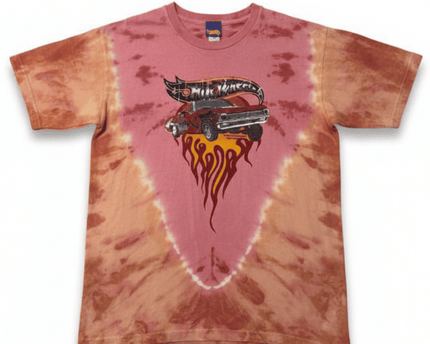 Vintage Hot Wheels Muscle Car Tie-Dye Graphic T-Shirt