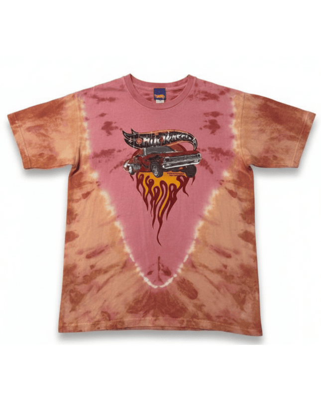 Vintage Hot Wheels Muscle Car Tie-Dye Graphic T-Shirt