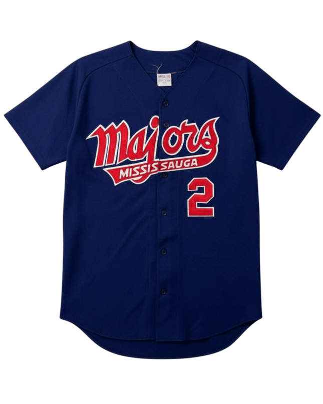 Vintage Mississauga Majors #2 Athletic Knit Canadian Baseball Jersey