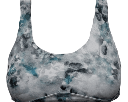 Lululemon Energy Criss Cross Back Abstract Print Sports Top