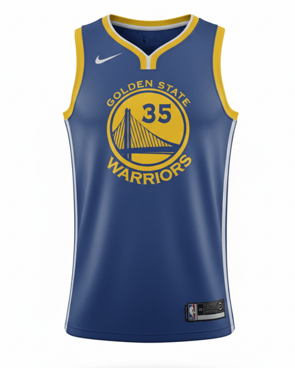 Golden State Warriors Kevin Durant #35 Nike Icon Edition Swingman Jersey