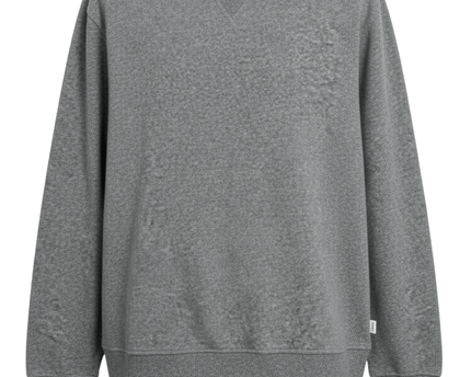 M&S Grey Marl Crew Neck Cotton Sweatshirt