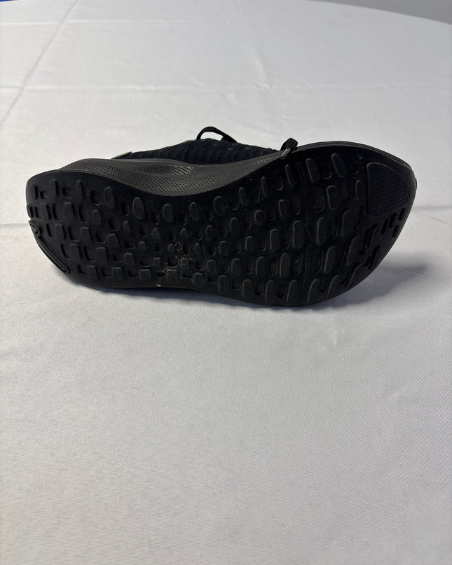 Nike Black Knit Upper Swoosh Running Sneakers