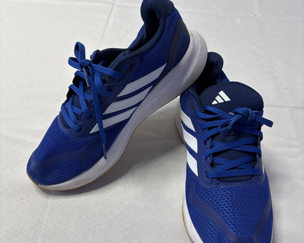 Adidas Blue Cloudfoam Three Stripes Running Sneakers