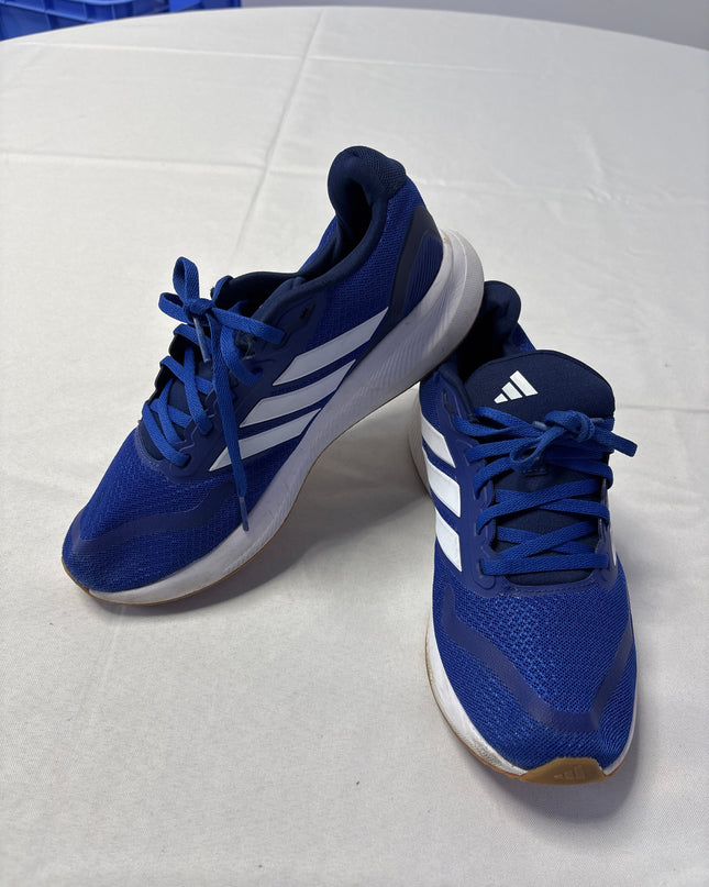 Adidas Blue Cloudfoam Three Stripes Running Sneakers