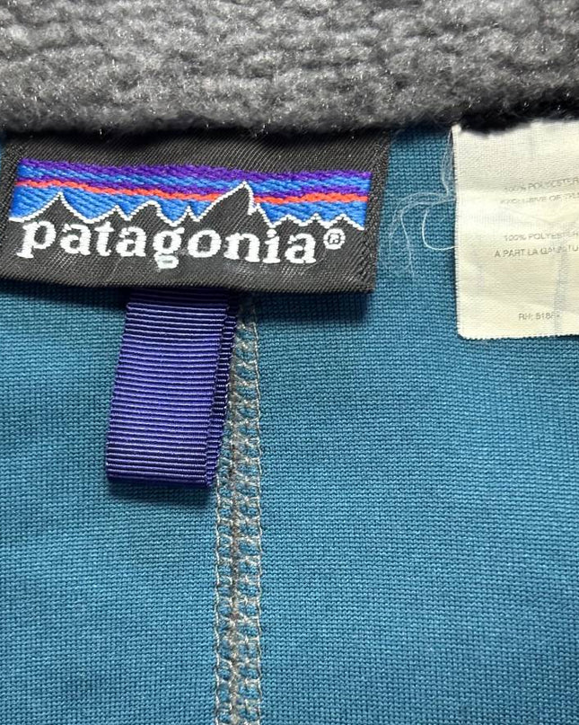 Patagonia Grey Retro-X Deep Pile Fleece Zip-Up Jacket