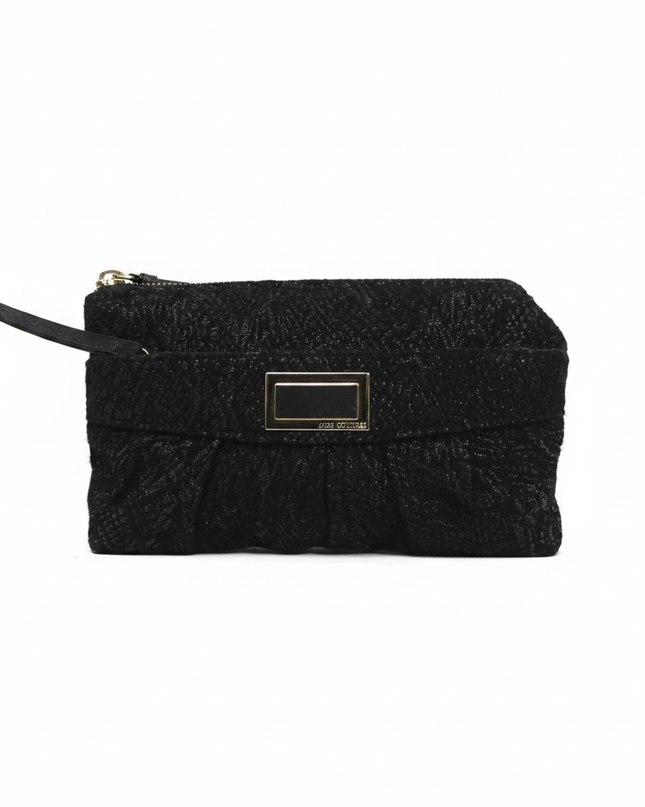 Juicy Couture Black Shimmery Evening Clutch Bag