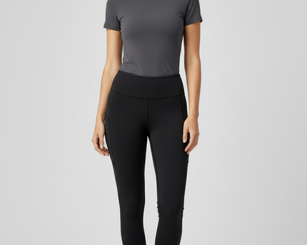 Lululemon Black High-Rise Performance Leggings with Pockets