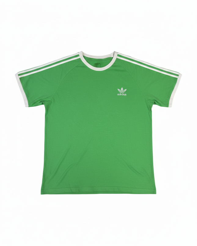 Adidas Green Trefoil 3-Stripes Heritage T-Shirt
