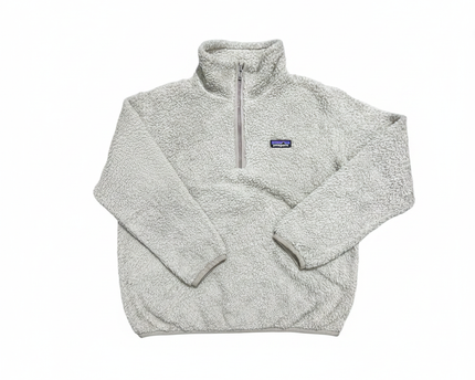 Patagonia Cream High-Pile Fleece Quarter-Zip Pullover