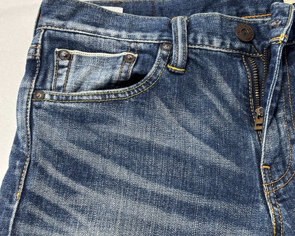 Levi's Blue Slim Fit Whiskered Denim Jeans