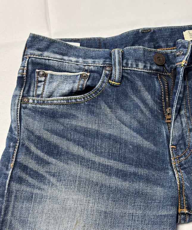 Levi's Blue Slim Fit Whiskered Denim Jeans