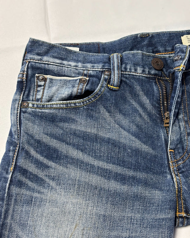 Levi's Blue Slim Fit Whiskered Denim Jeans