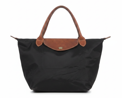 Longchamp Black Le Pliage Tote Bag