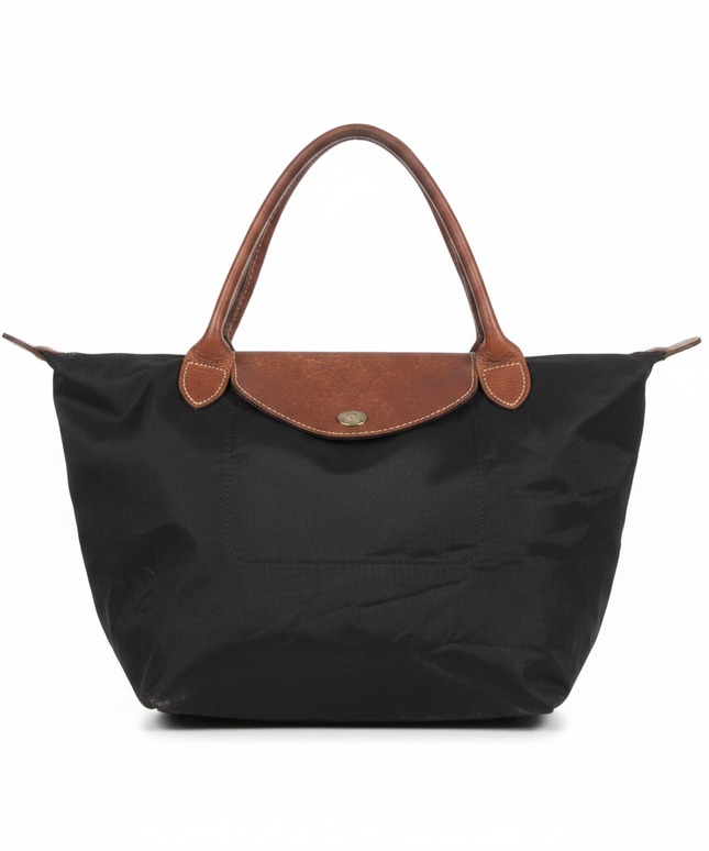 Longchamp Black Le Pliage Tote Bag