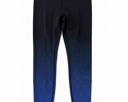 Lululemon Black and Blue Ombre High-Rise Activewear Leggings