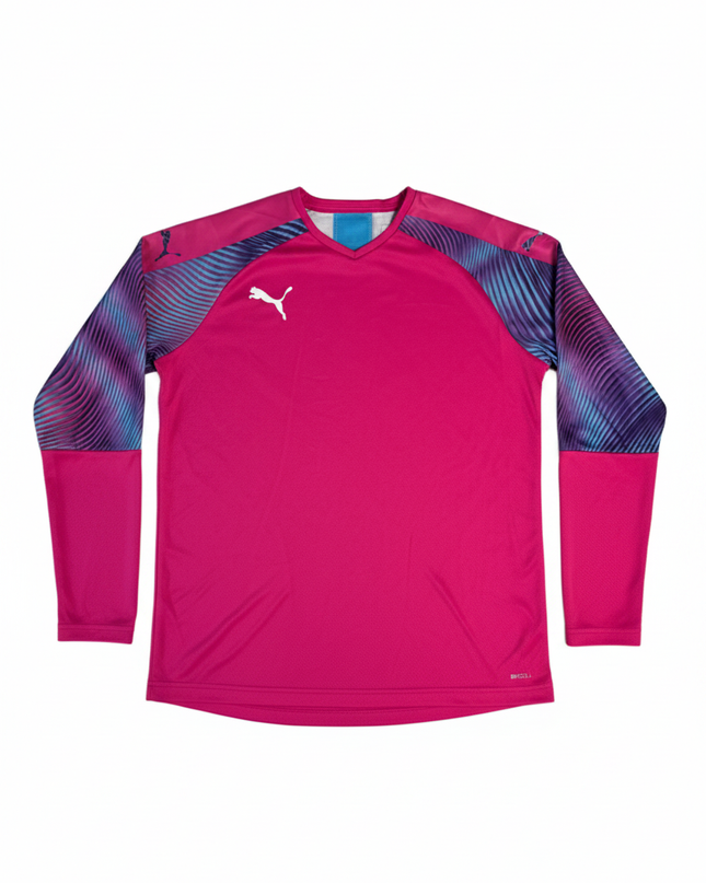 Puma Pink Long Sleeve Graphic Training Jersey