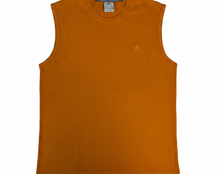 Adidas Orange Essential Sleeveless Tank Top
