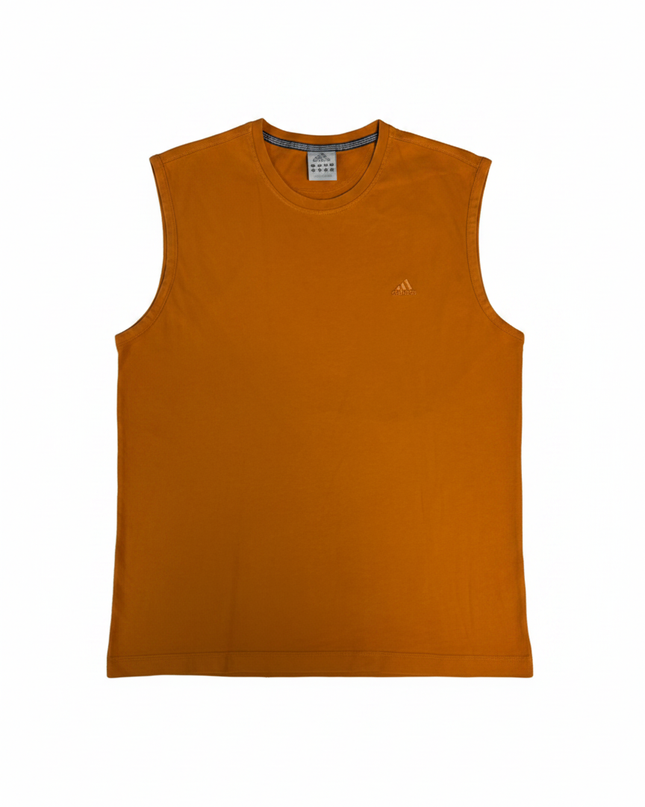 Adidas Orange Essential Sleeveless Tank Top
